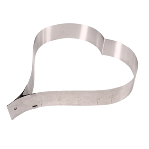 Heart Shape Adjustable Ring Cake Cutter