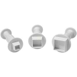Square Plunger Cutter Set - 4pcs