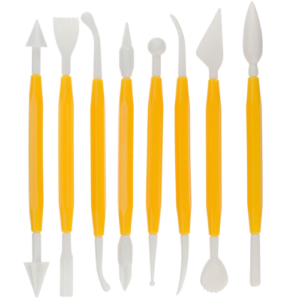 Clay Modelling Tools Set - 8 Pieces