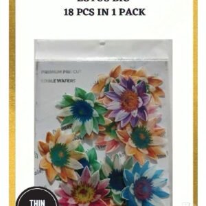 Edible Wafer Paper Cake Topper - Flowers - Tastycrafts Premium Pre-Cut - WPC - 045