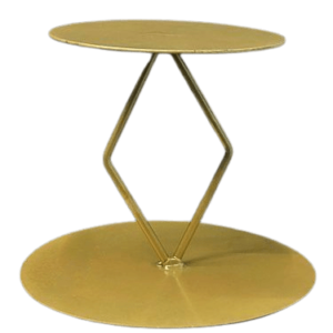 Metallic Cake Stand - Diamond Design