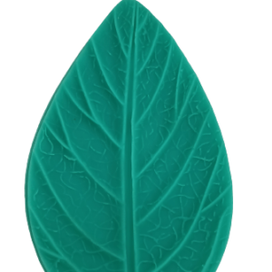 Fondant Silicone Mould Leaf Textured Pattern Green
