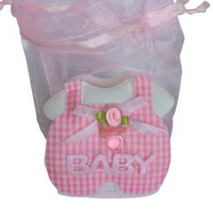 Basket for Chocolate/Gift Packing – Pink Fabric Baby Candy Box