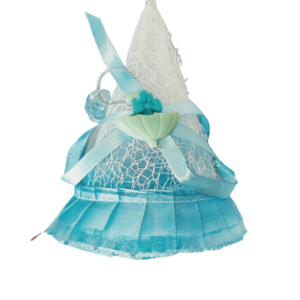 Basket for Chocolate/Gift Packing – Blue Fabric Icecream Cone Candy Box