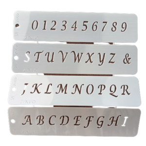 Decor Equip Cake Stencil ABCD Pack