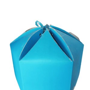 Decor Equip Gift Box | Chocolate Box | Cookies Box - Blue Big Round Shape Box