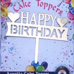 Decor Equip 'Happy Birthday Golden Tag’ Cake Topper