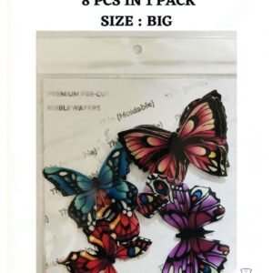Edible Wafer Paper Cake Topper - Butterfly - Tastycrafts Premium Pre-Cut - WPC – 032