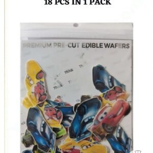 Edible Wafer Paper Cake Topper - Cars Small - Tastycrafts Premium Pre-Cut - WPC – 603