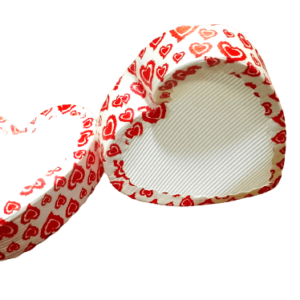 Decor Equip Plum Cake Paper Moulds -  Heart Shape