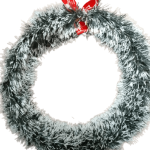 Decor Equip Christmas Decoration Wreath Black And White Colour