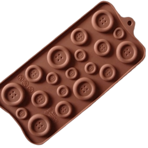 Silicone Chocolate Mould - Button Shape