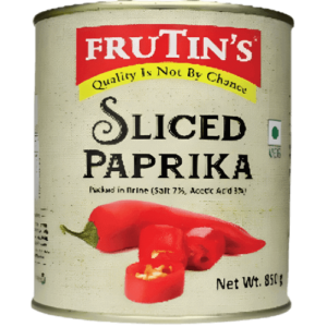Frutin's Sliced Red Paprika - 3.1kg