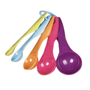 Decor Equip Measuring Spoon Colourful - 5 Pcs