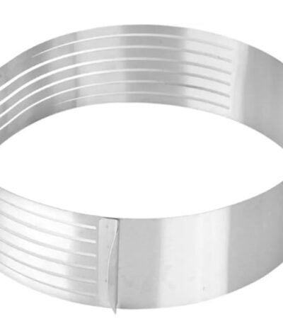 Decor Equip Stainless Steel Adjustable Cake Mousse Mould Ring - 6 to 12 inch