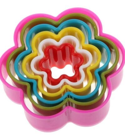 Decor Equip Cookies Fondant Cake Cutter Sugarcraft Pastry Plum Flower Mold Decor - 6 Pieces