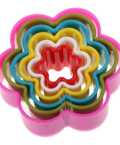 Decor Equip Cookies Fondant Cake Cutter Sugarcraft Pastry Plum Flower Mold Decor - 6 Pieces