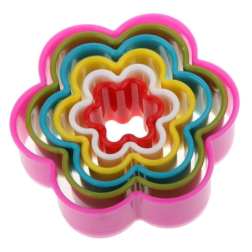 61LtzBj8jUL._SL1024_ Decor Equip Cookies Fondant Cake Cutter Sugarcraft Pastry Plum Flower Mold Decor - 6 Pieces