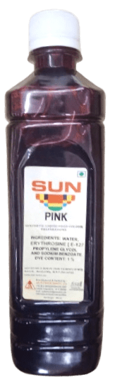 Sun Pink Snythetic Liquid Food Colour - 500ml Sun Pink Snythetic Liquid Food Colour - 500ml
