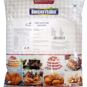 Bakersveggie Waffle Mix Crispy Chocolate - 1 Kg