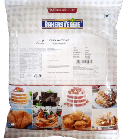 Bakersveggie Waffle Mix Crispy Chocolate - 1 Kg