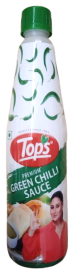Top's Green Chilli Sauce - 650gram